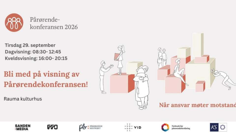 Lenke til artikkel: Velkommen til visning av Pårørendekonferansen 